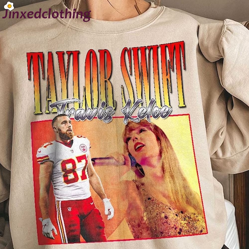 Official Taylor Swift And Travis Kelce 90s Vintage Taylor Swift And Travis Kelce Bootleg Shirt 